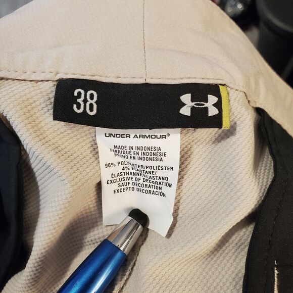 Under Armour Pants 38 x 37 Unfinished Length Beige 1239894 280 New - Picture 6 of 7